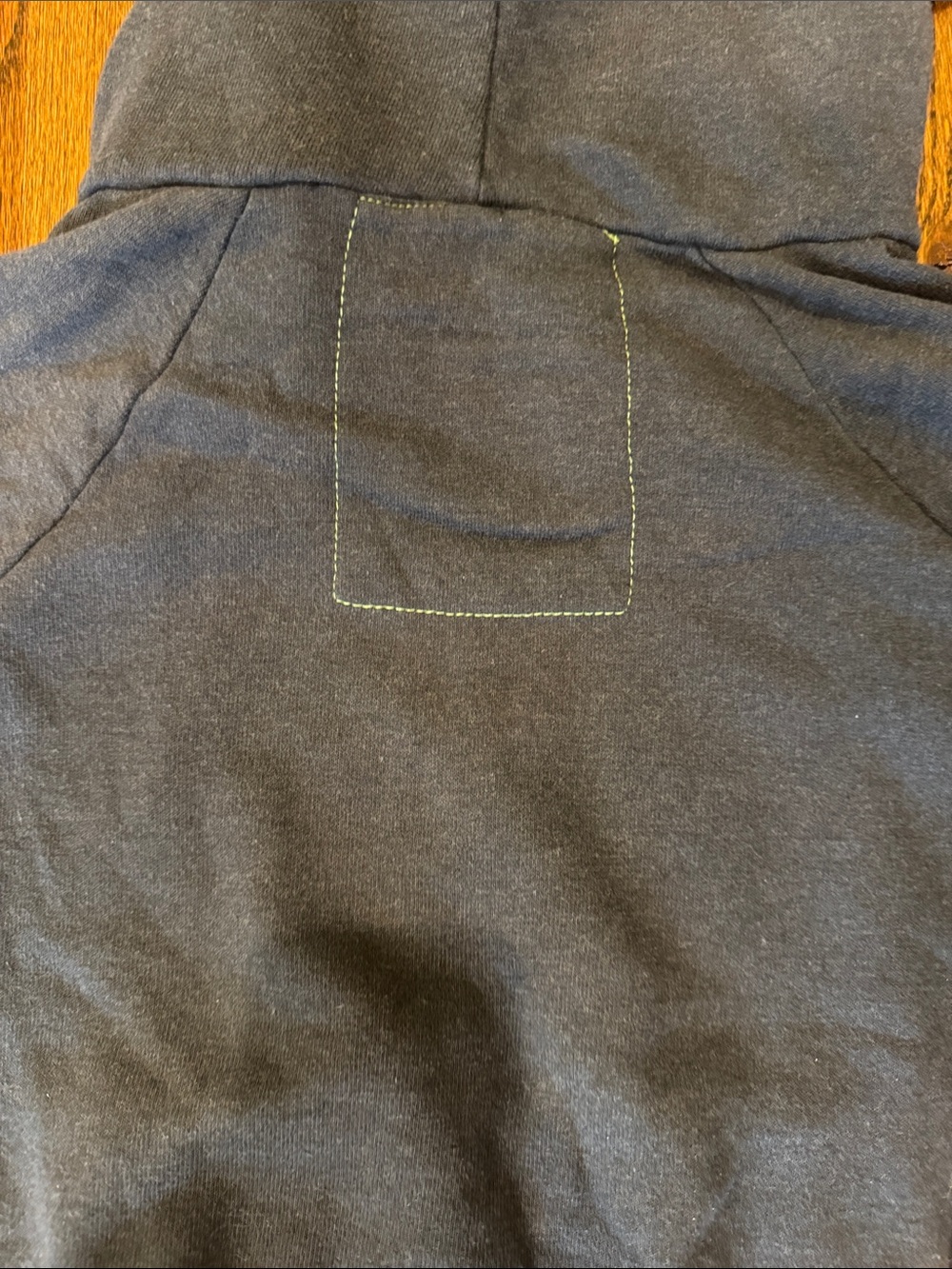 Aviator Nation Charcoal Gray Logo Hoodie Sweatshirt - Picture 7 of 7